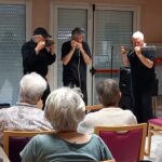 Résidence Les Terrasses de l’Eyrieux : Après midi au rythme de l’harmonica